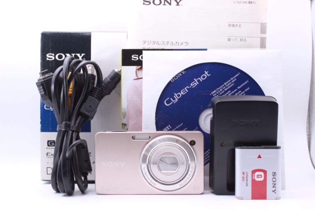【美品】SONY Cyber-shot DSC-WX1 ゴールド　【動作確認済】