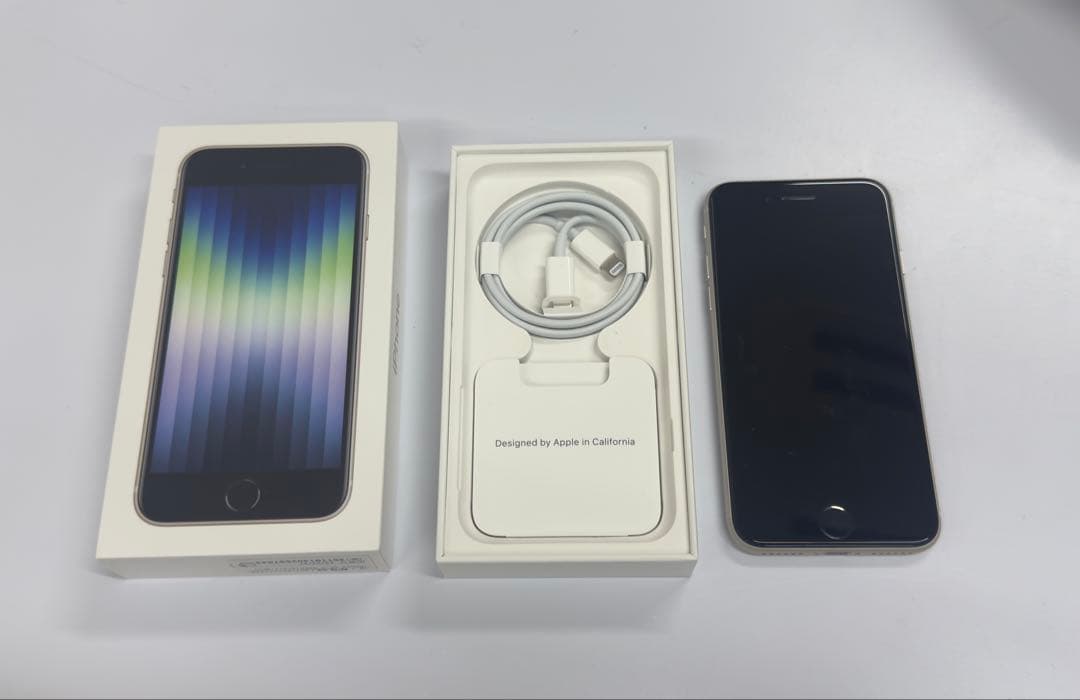 【箱付き完美品】iPhone SE 第3世代 SIMフリー