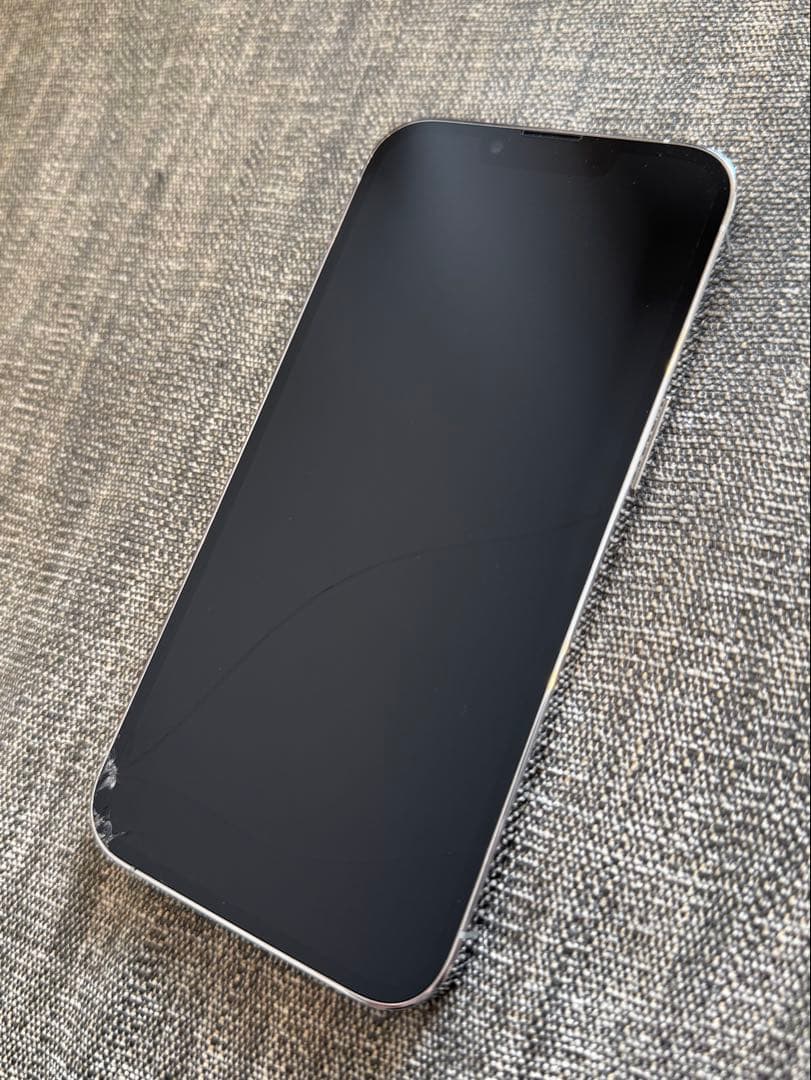 Apple iPhone13Pro本体のみ シルバー256GB 液晶下部ヒビあり