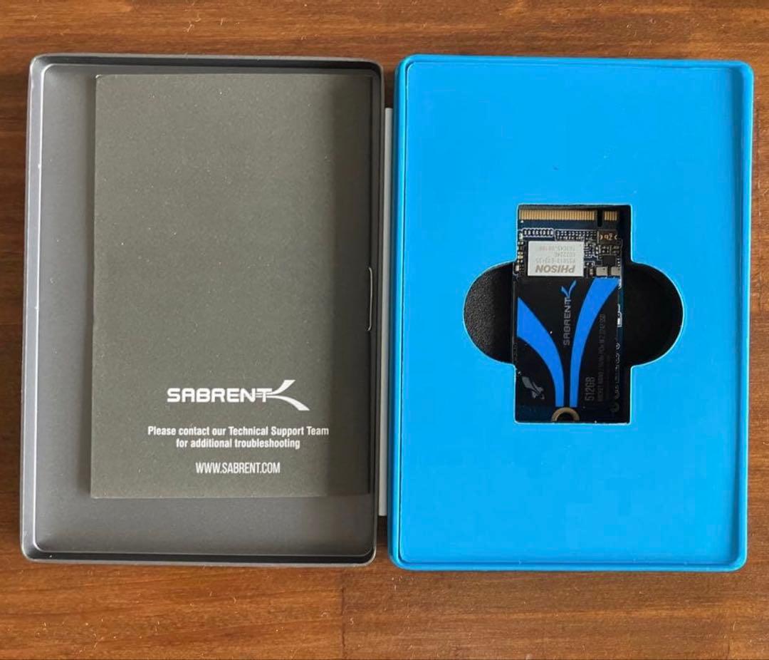 SABRENT SSD 512GB+ アダプターカード