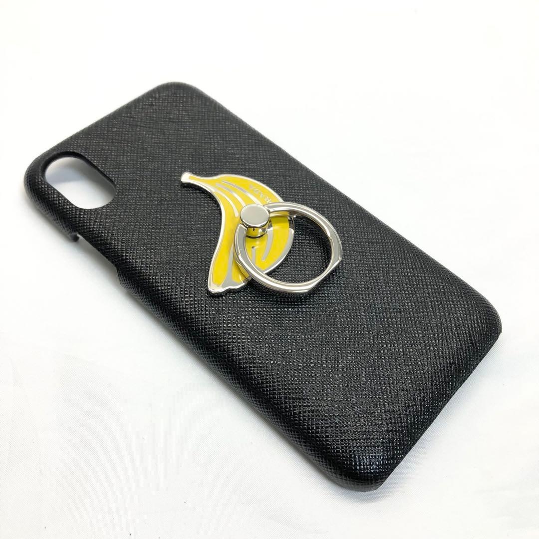 極美品✨希少　PRADA プラダ　ススマホケース　iPhone X/XSケース