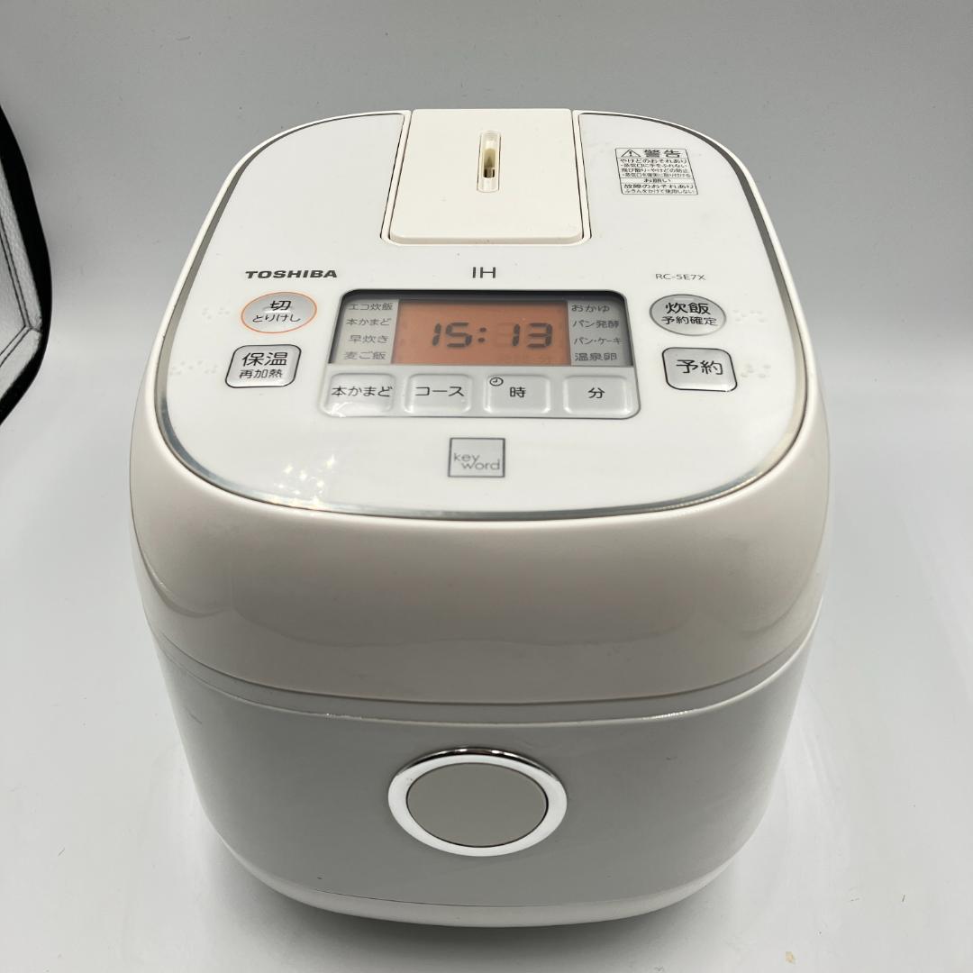 0306-17☆炊飯器☆TOSHIBA☆2021年製☆3.0合☆IH炊飯ジャー