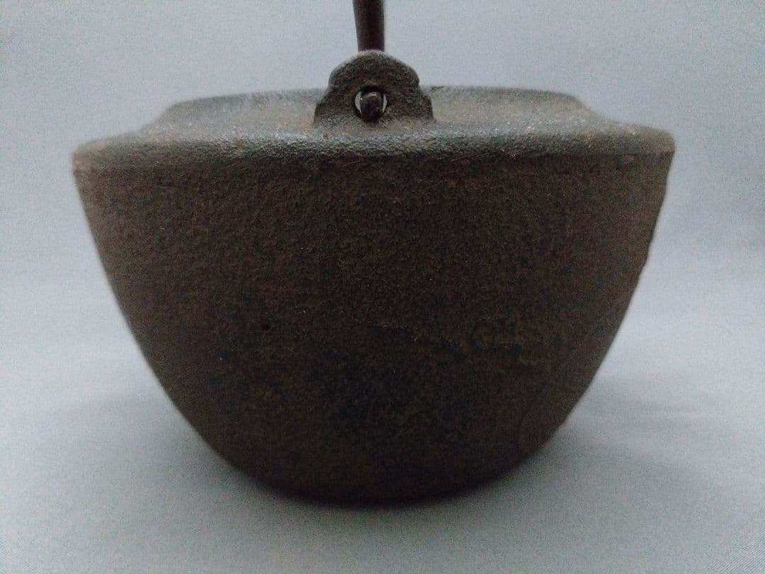 鉄瓶　銚子　赤絵蓋　茶道具