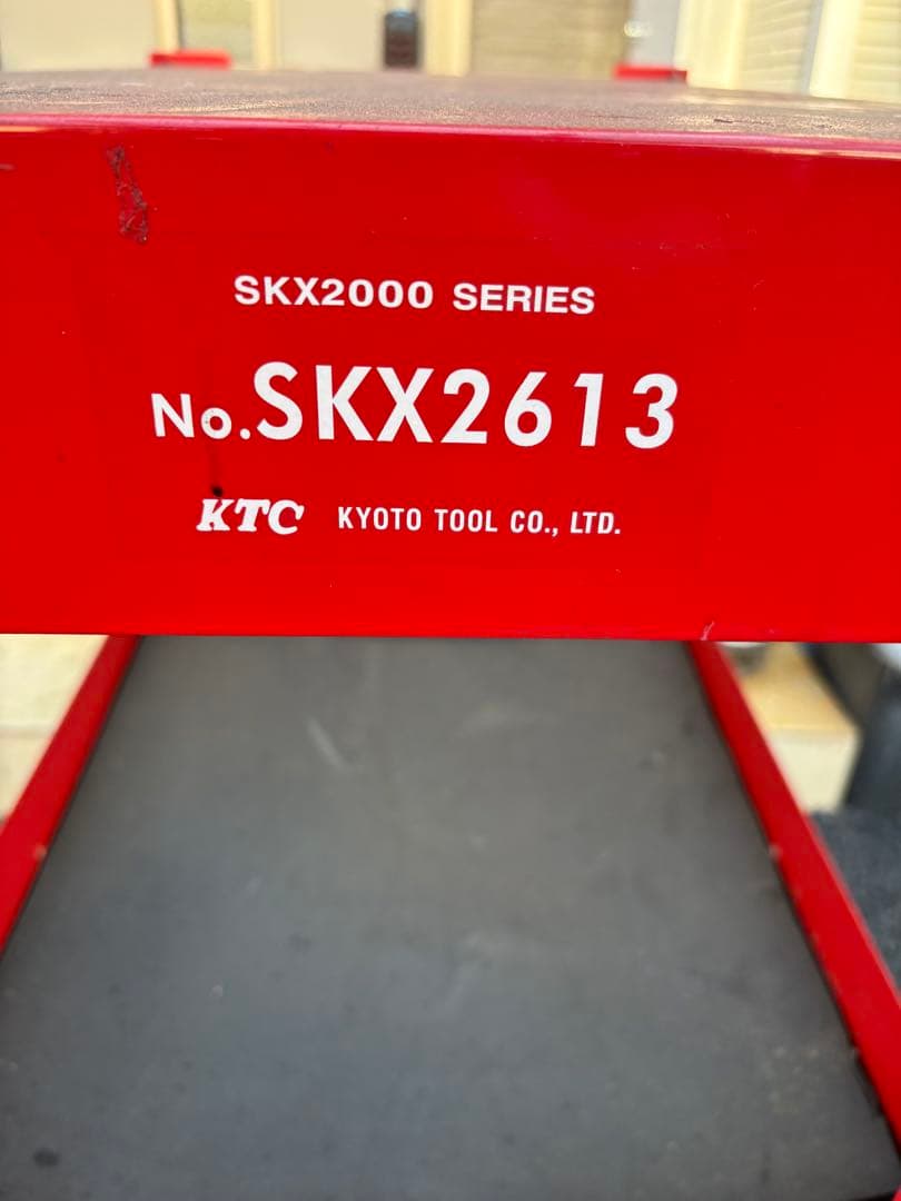 KTC スチール製赤ワゴン SKX2613