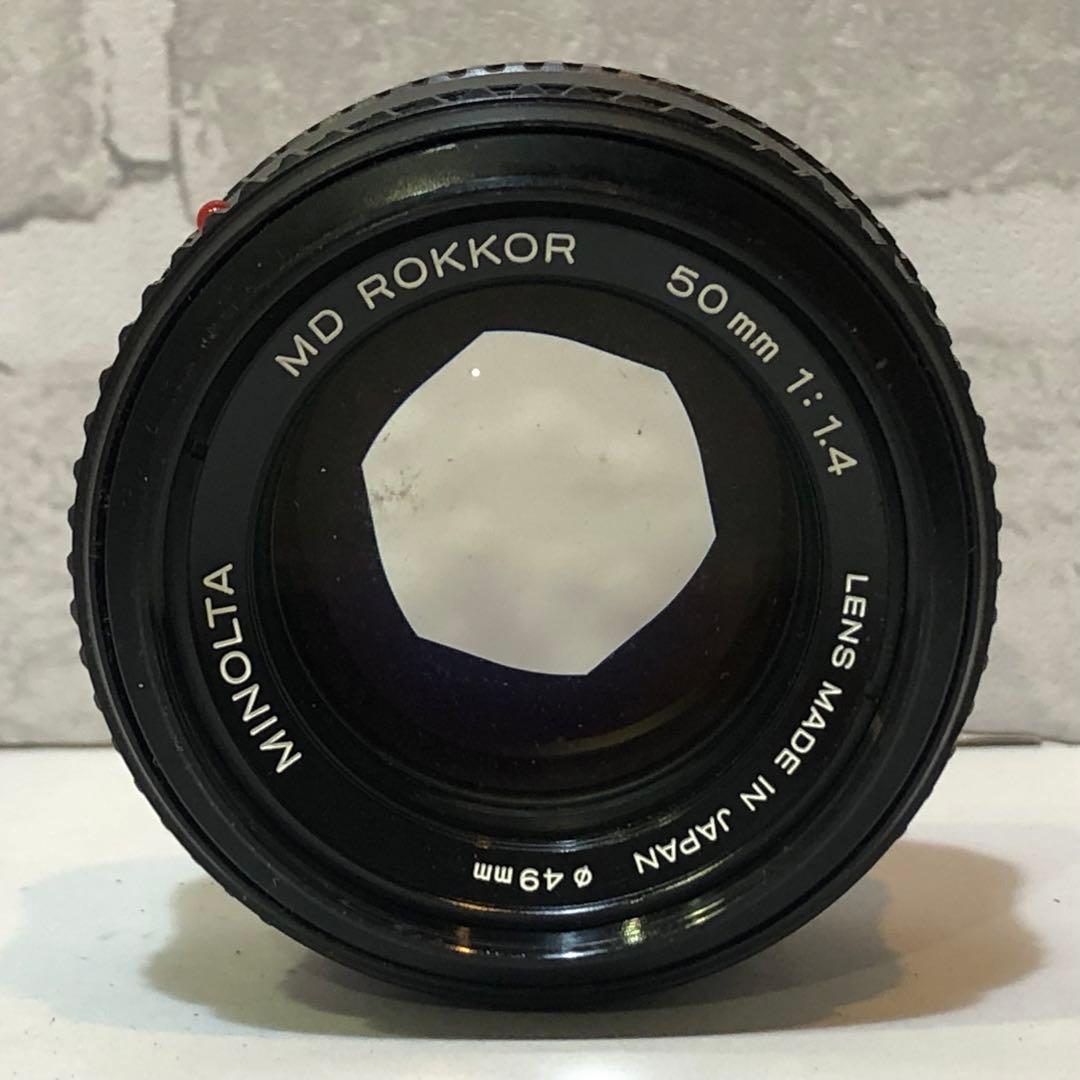 ミノルタ XD Black body MD Rokkor 50mm F1.4
