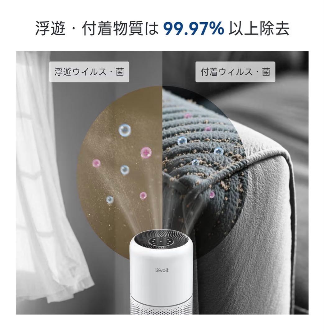 Levoit 空気清浄機 進級プラズマ付きモデル Core300 Pro花粉脱臭