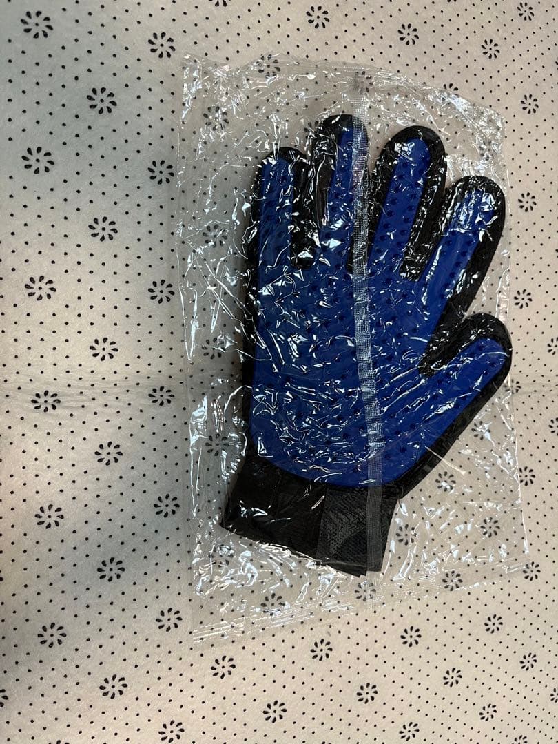 TORMEN 洗える コットン ペットマット 50×80cm 抜け毛取り手袋付