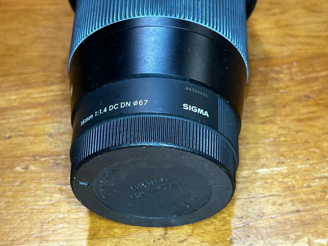 SIGMA 16mm F1.4 DC DN 単焦点 広角 Eマウント