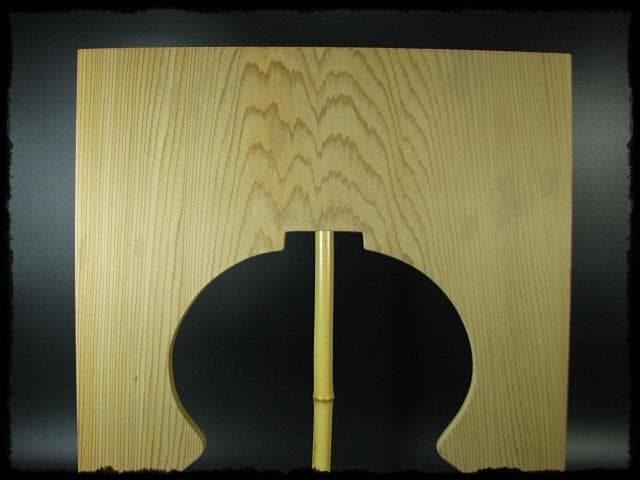 淡々斎好 瓢棚 小林 幸斎 裏千家 棚物 茶道具 組立式 木製 元紙箱 f278