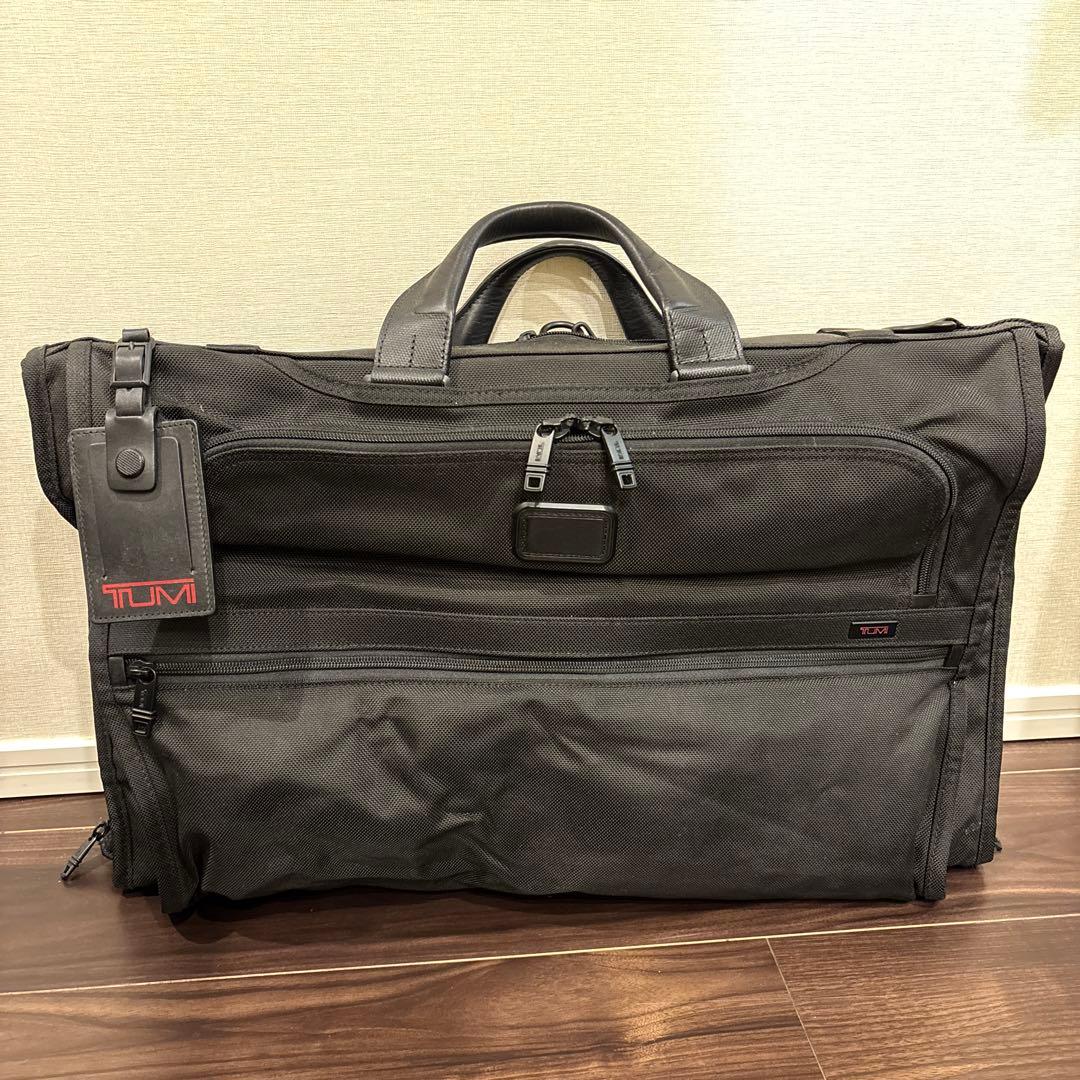 TUMI ガーメントバック トライフォールド キャリーオン美品★