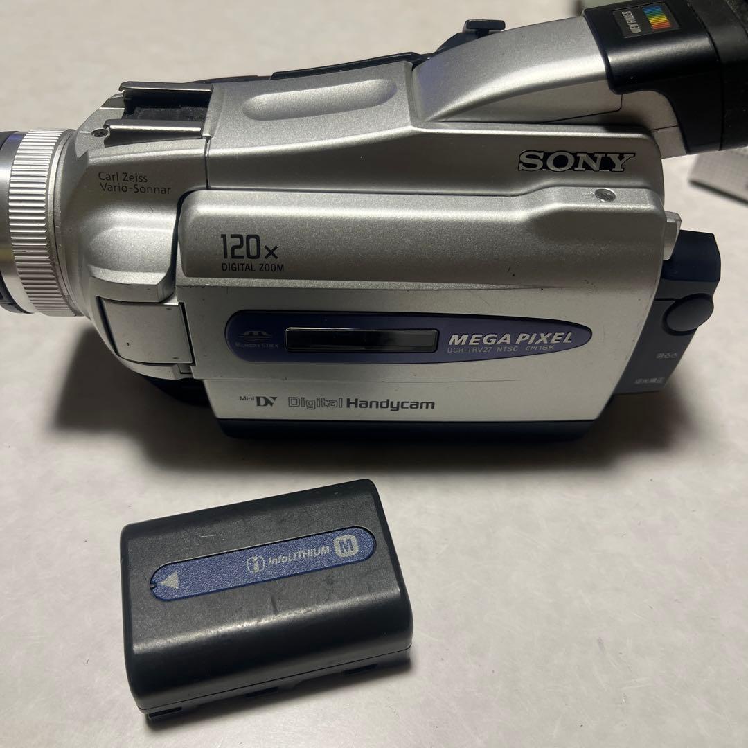 訳あり SONY HANDYCAM ビデオカメラ DCR-TRV27 ①