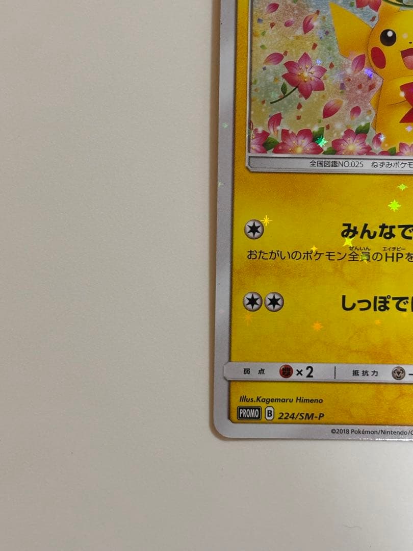 ポケモンカード ピカチュウ みんなでいわう 20周年 224/SM-P プロモ