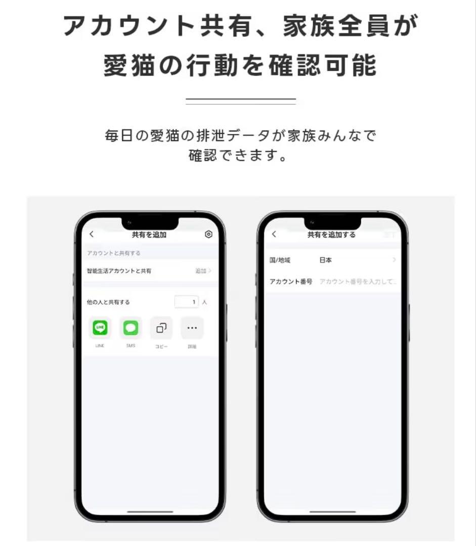 猫トイレ 自動清掃 スマホ管理 65L大容量 定期掃除 スマホ管理　日本語説明書