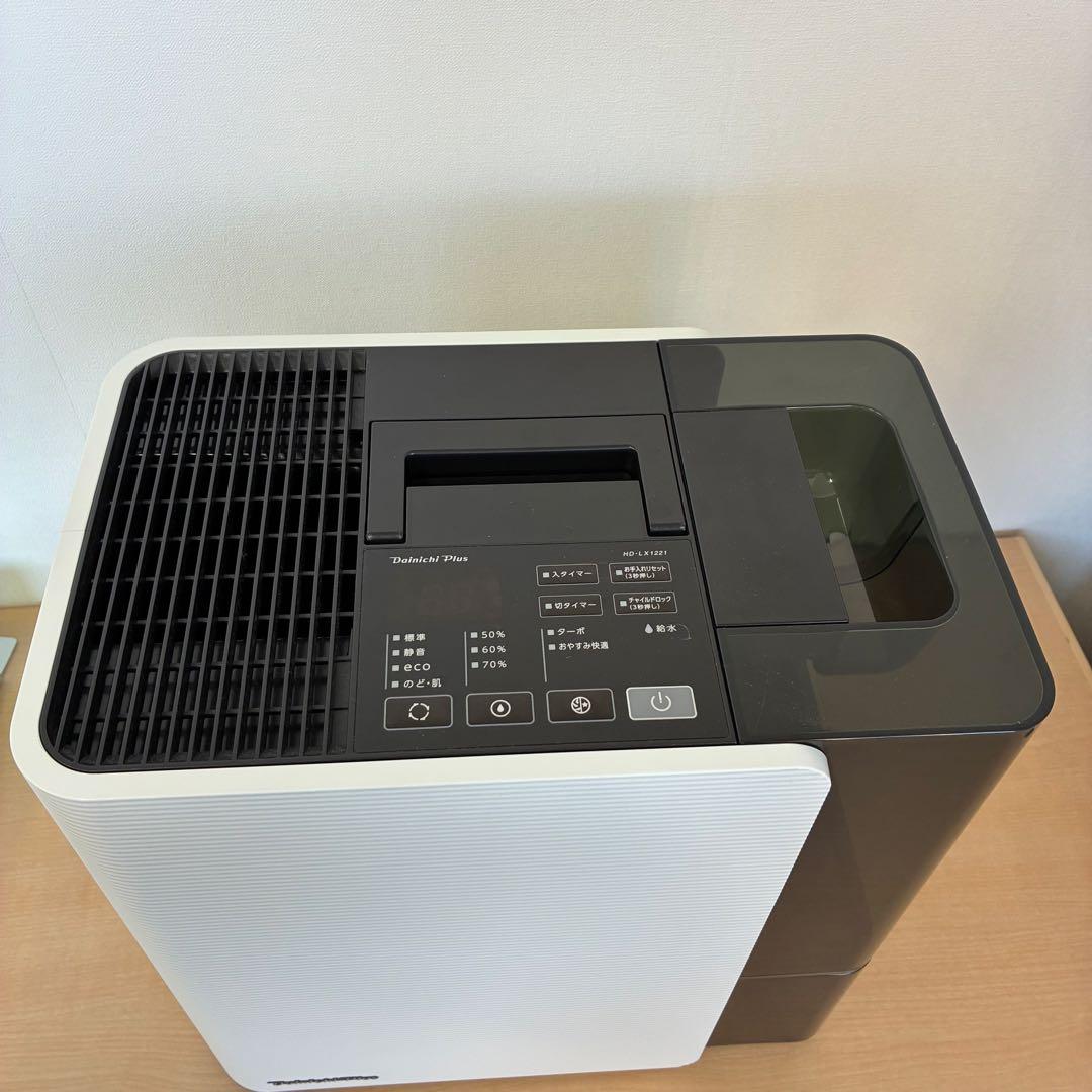 【美品】2022年製 ダイニチHD-LX1221（W）加湿器 加熱式/気化式