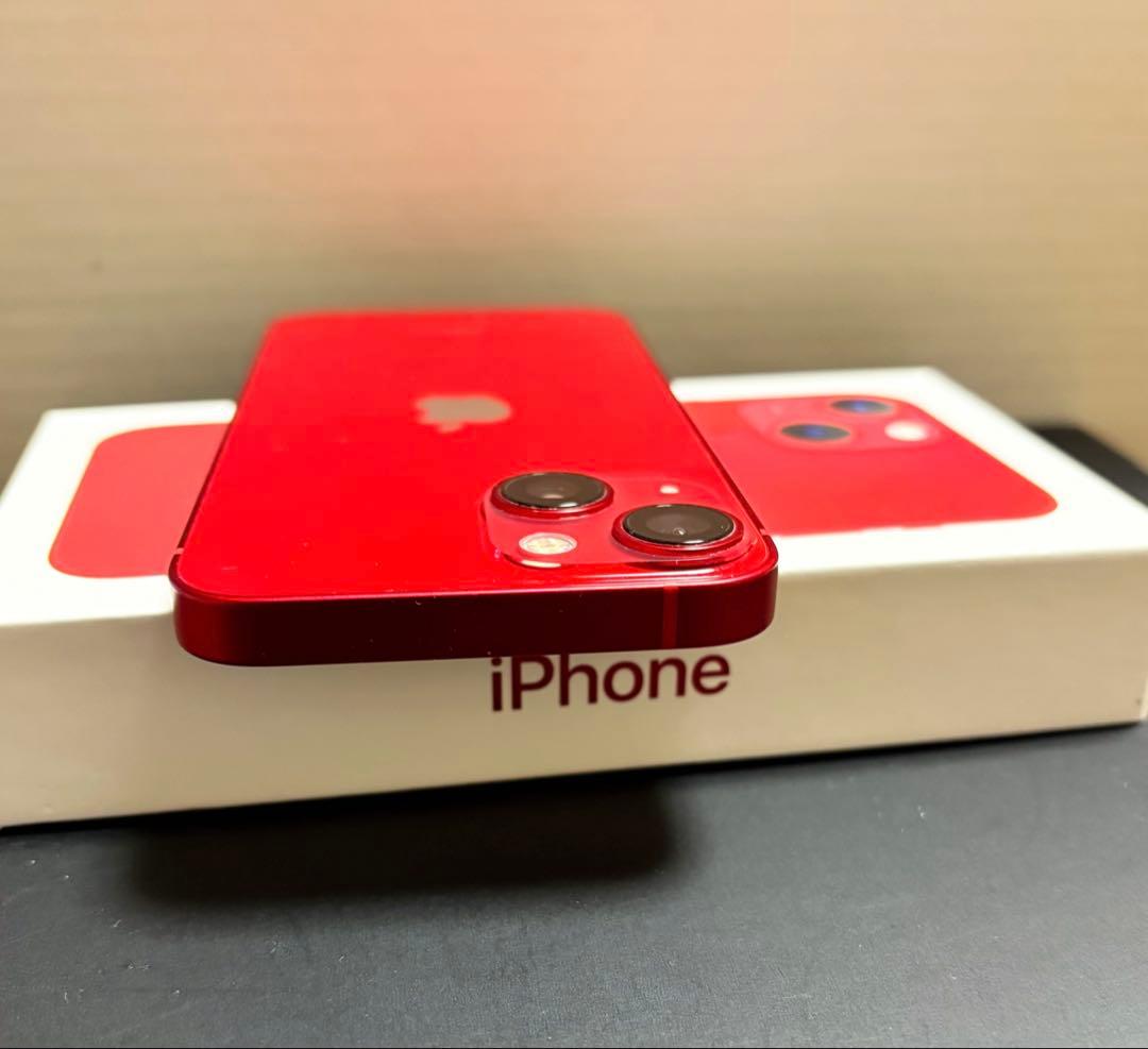 【美品】iPhone 13 mini SIMフリー 【無料充電器・保護ガラス付】