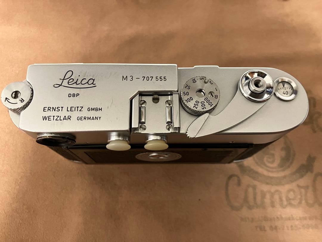 Leica M3 ファーストロット シリアルゾロ目 スキヤカメラ購入品 OH済