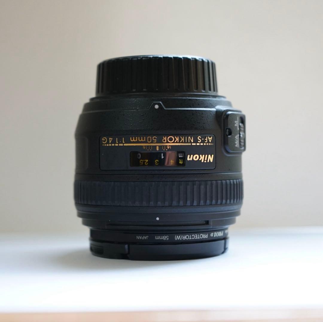 AF-S NIKKOR 50mm f/1.4G 保護フィルター付