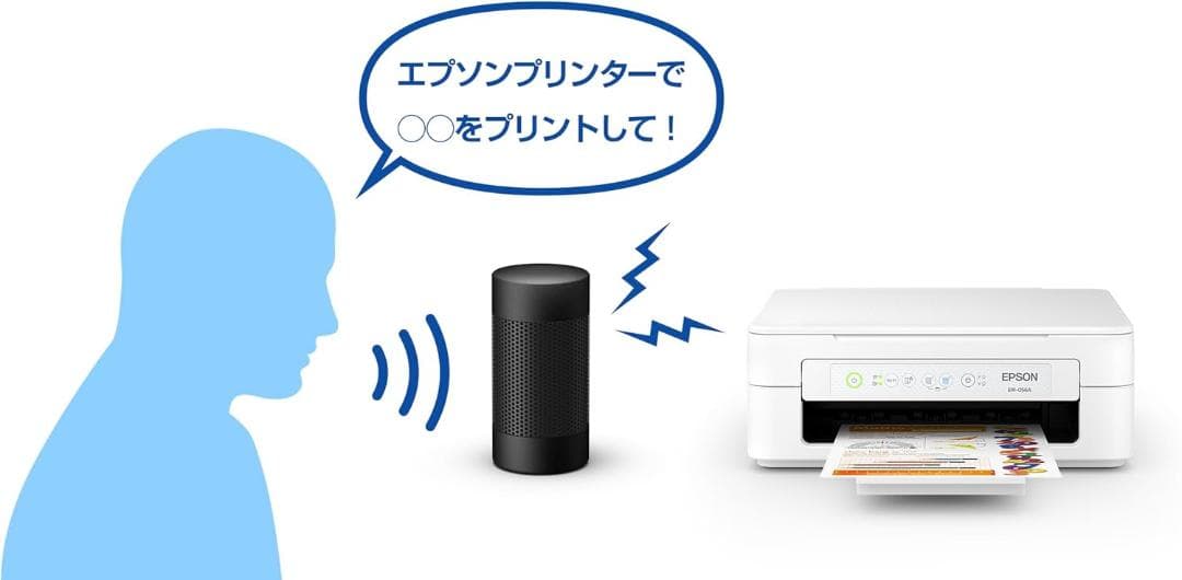 エプソン プリンター A4 インクジェット 複合機 EW-056A カラリオ