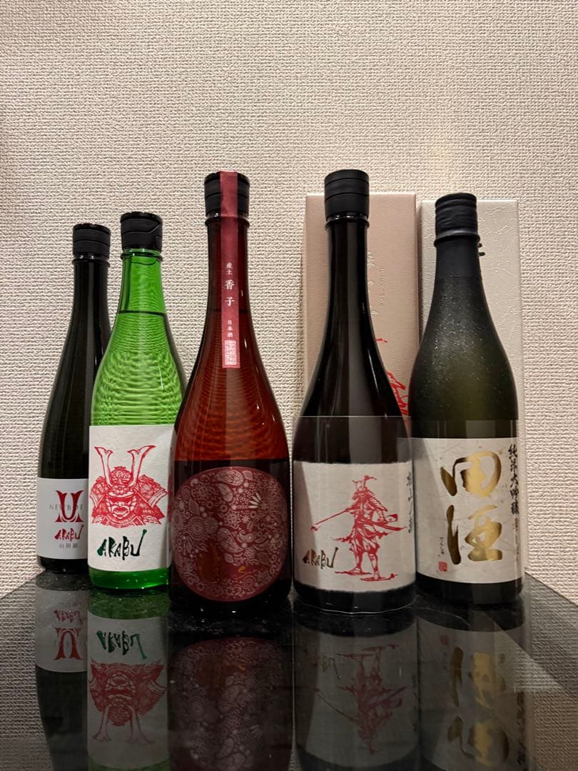 田酒・産土含む日本酒5本セット