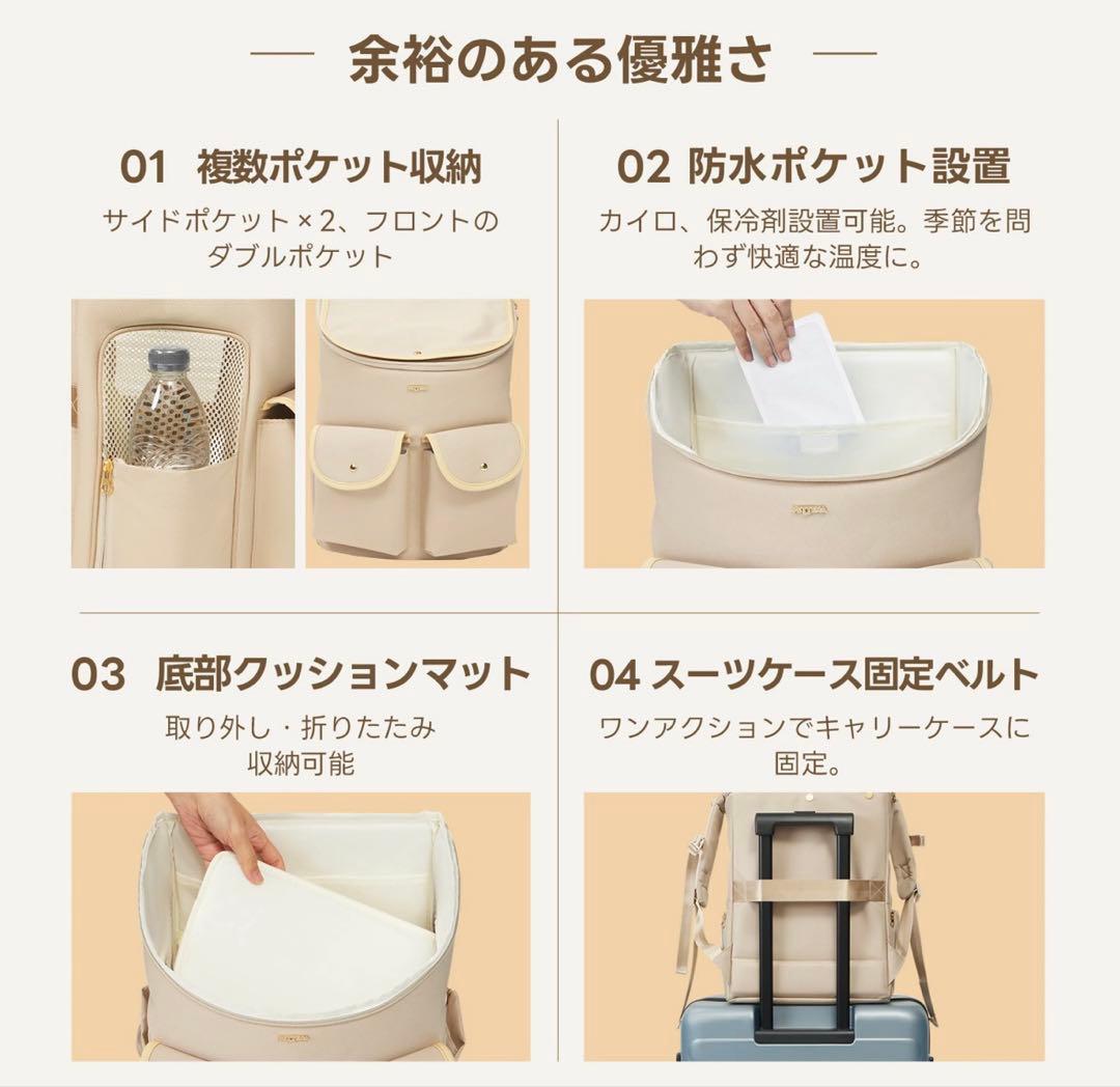 【新品】PETTENA HIYORI ペットリュック　犬　猫　うさぎ　8キロまで