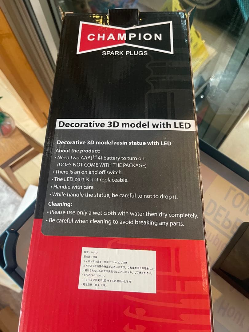 【大型】CHAMPION プラグ型 LEDランプ 50s 60s 70s