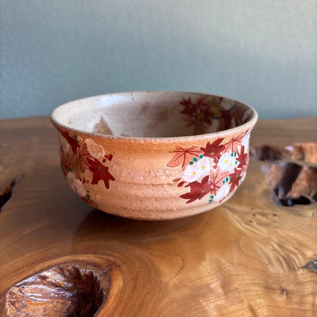 清水焼 雲錦 作家物 共箱 抹茶碗 茶道具
