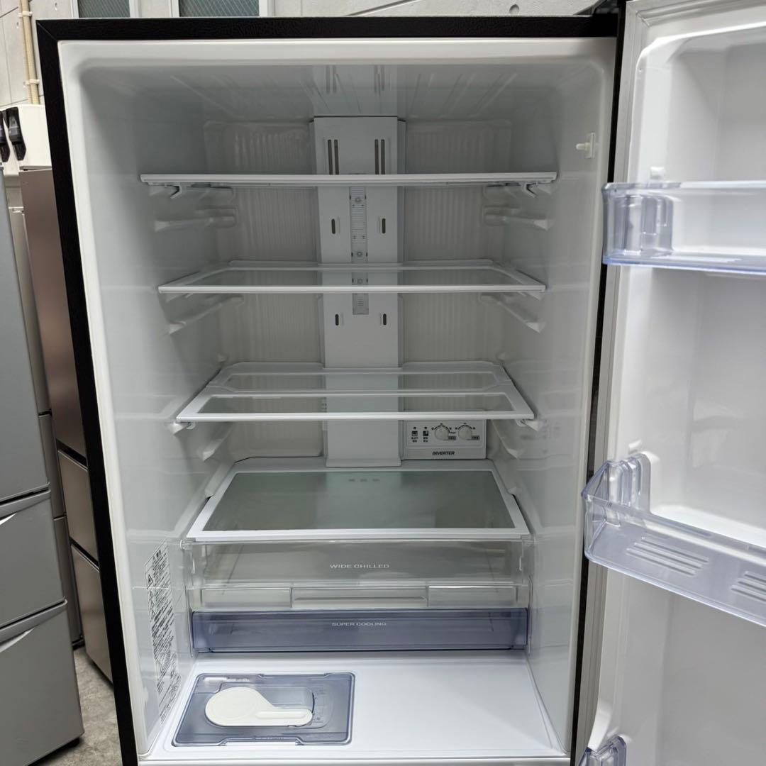516⭐️送料取付無料★三菱冷蔵庫3ドア右開き　大型　自動製氷　300L〜400L
