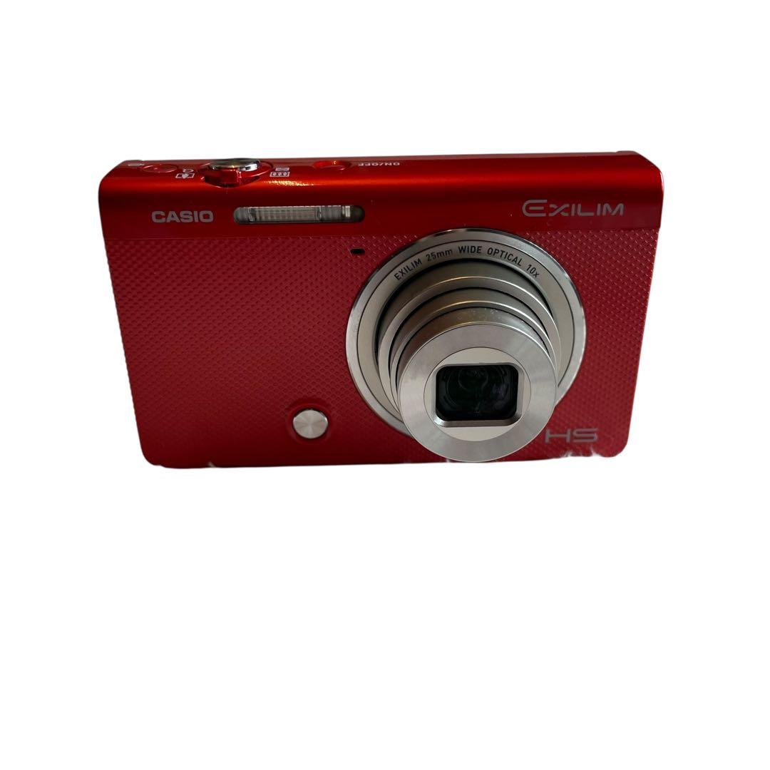CASIO EXILIM HS レッド コンパクトデジタルカメラ