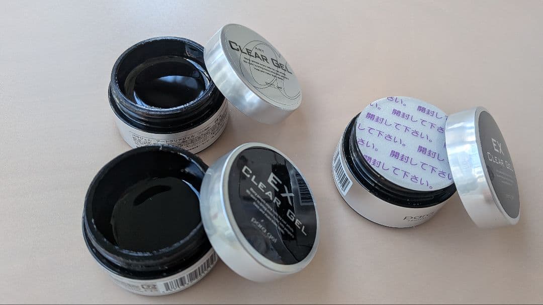 Para gel EX CLEAR GEL ＋Art CLEAR GEL 3個