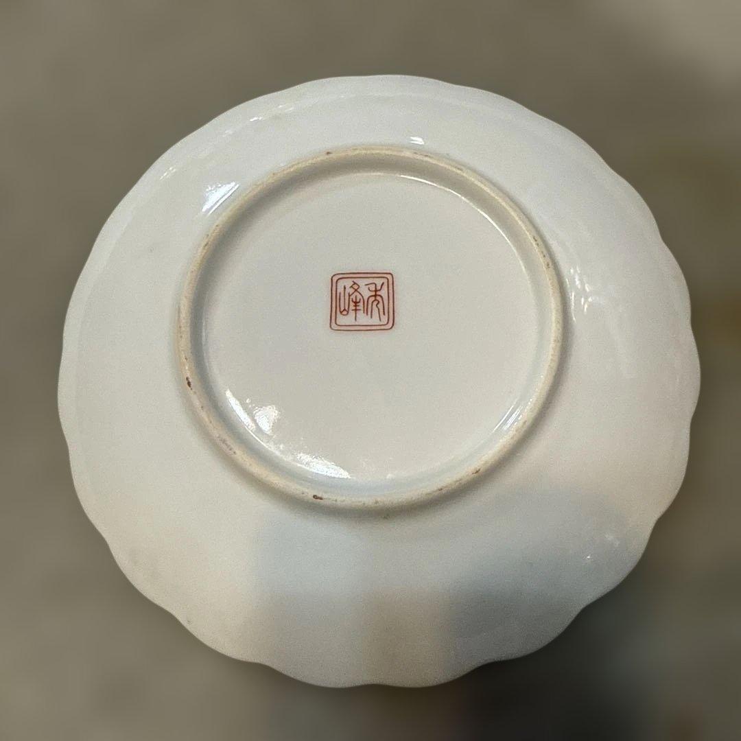 花柄金彩皿 伊万里焼