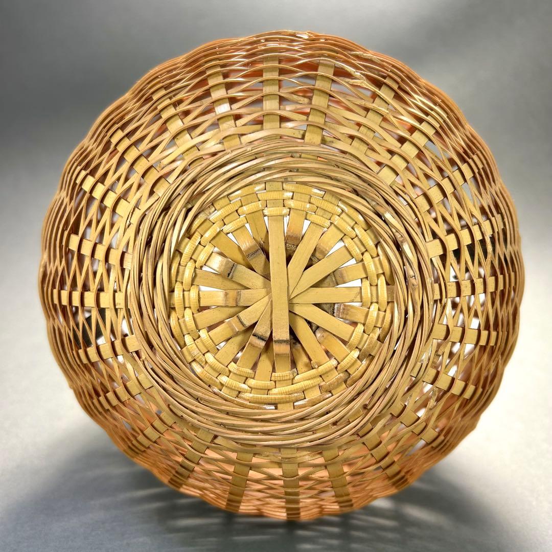 花籠　『那吉野籠　即中斎好写』　竹籠　花入　籠花入　お茶道具　茶道　工芸品