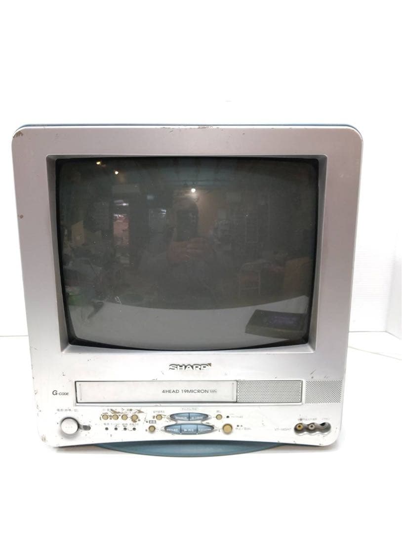 G2333【動作確認済】シャープ 14型テレビデオ VT-14GH7 レトロ家電