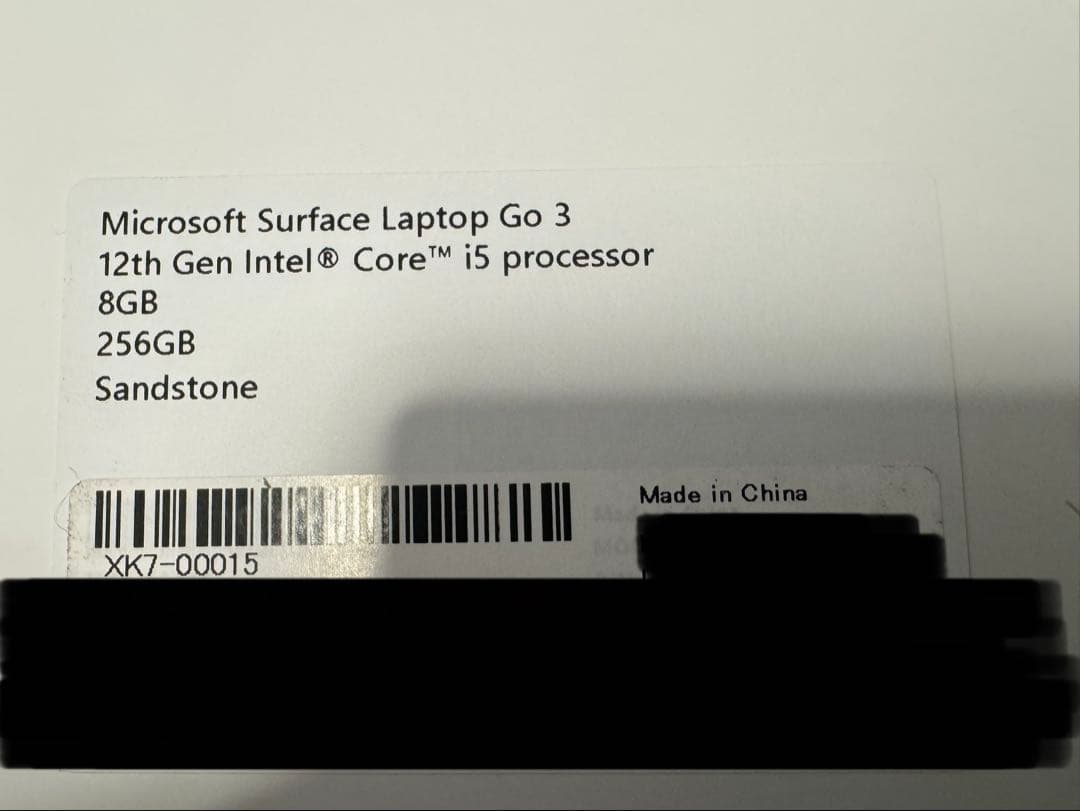 Microsoft Surface Laptop Go 3 256GB ゴールド