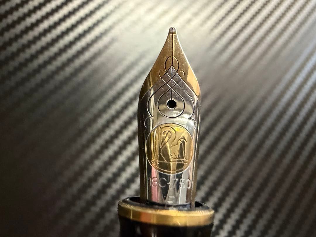 極美品 ペリカン スーベレーン M800 万年筆 ブラック B 太字