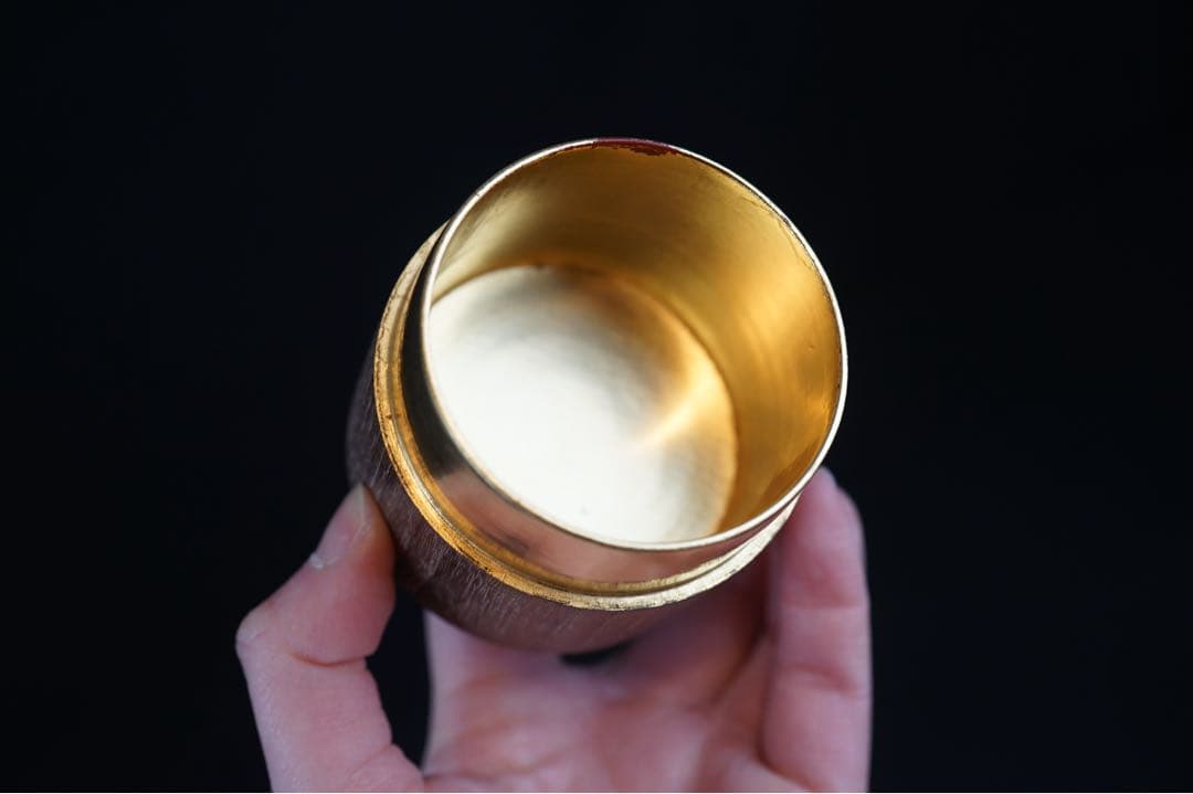 本桑 桑生地 和巾棗 中次 内金箔張