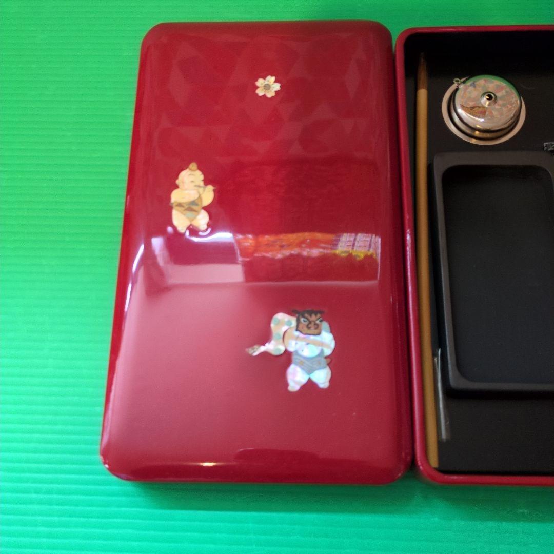 漆　筆箱　書道具　Vintage　アンティーク