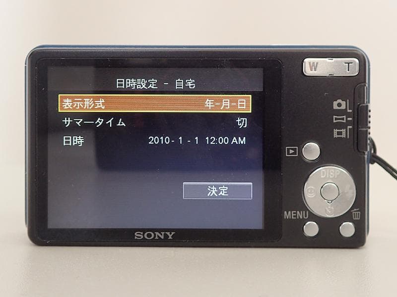 ★882 SONY サイバーショット DSC-W350 ブルー 付属品付き