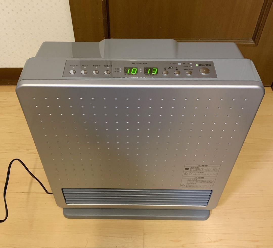 値下！【美品】リンナイ　都市ガスファンヒーター　RC-F3502E-1 ホース付