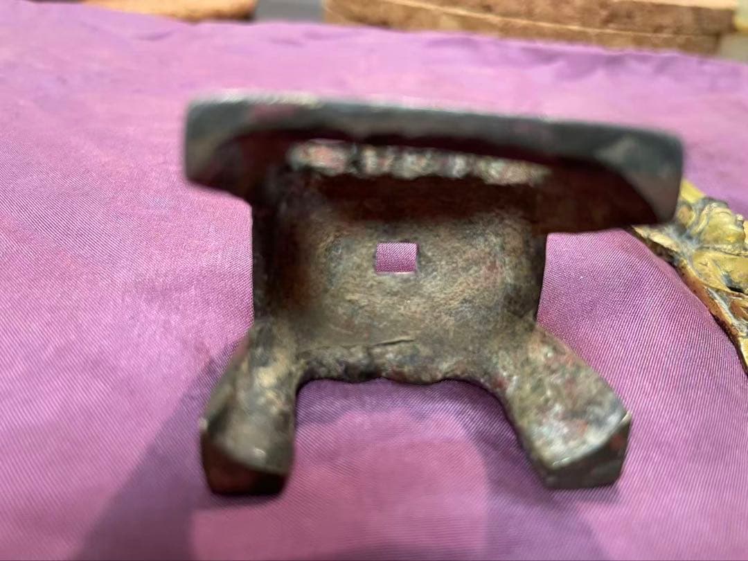 古美術品 唐時代　金銅仏立像