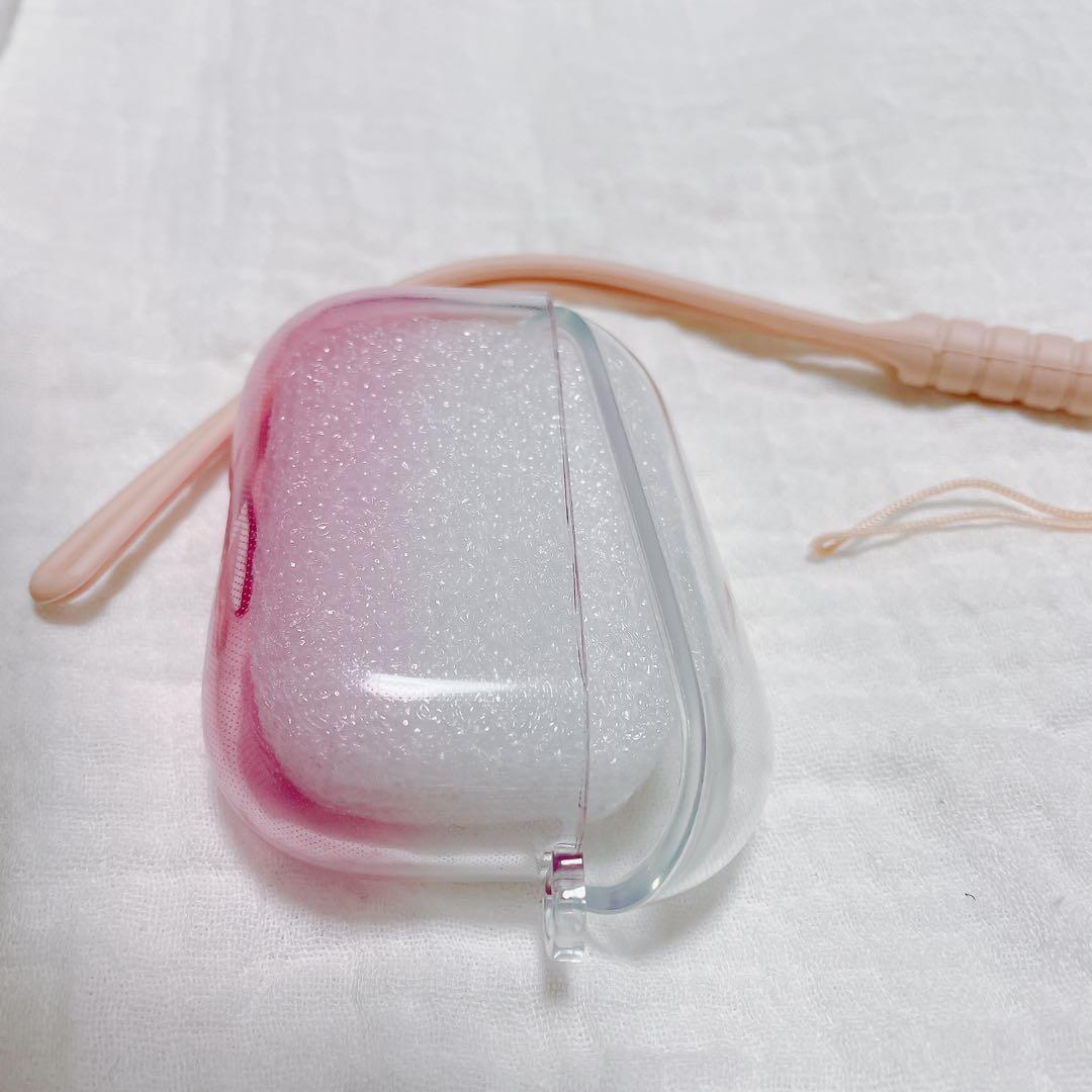 AirPods Pr 用 ケース 透明 イヤホン用 グラデ イヤホンケース