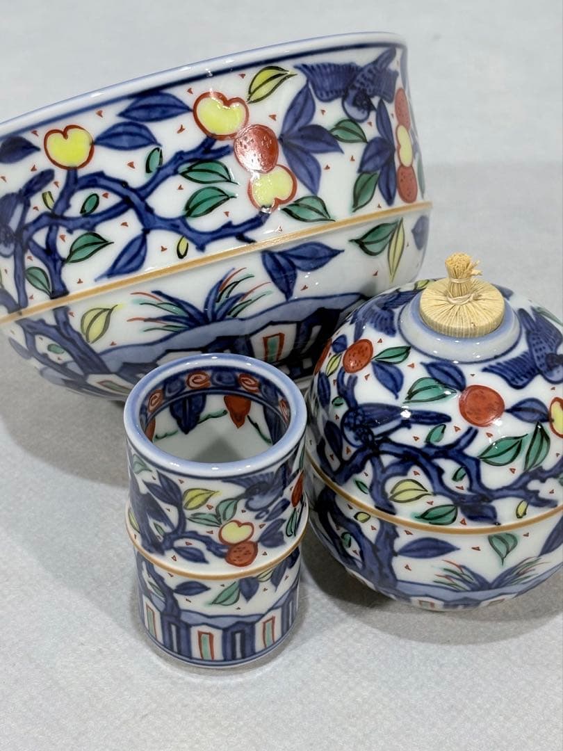 蒟醤塗茶箱セット　美品　茶道具　送料込