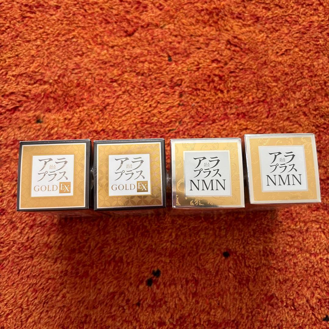 新品未開封　アラプラスゴールドEX60粒2箱、アラプラスNMN60粒2箱