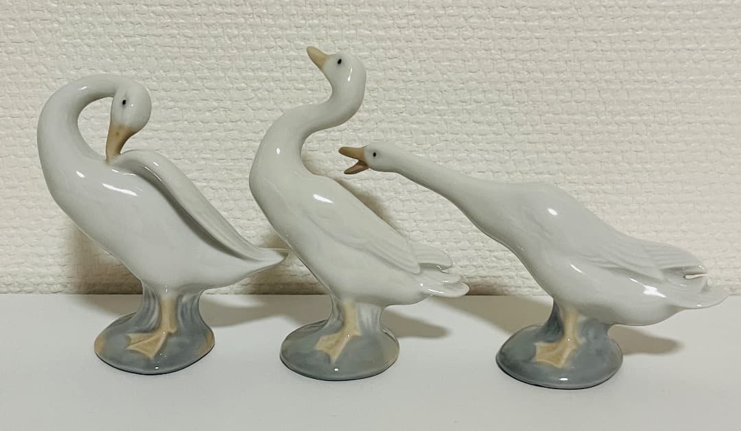 【美品】LLADROリアドロアヒル　3体セット ④