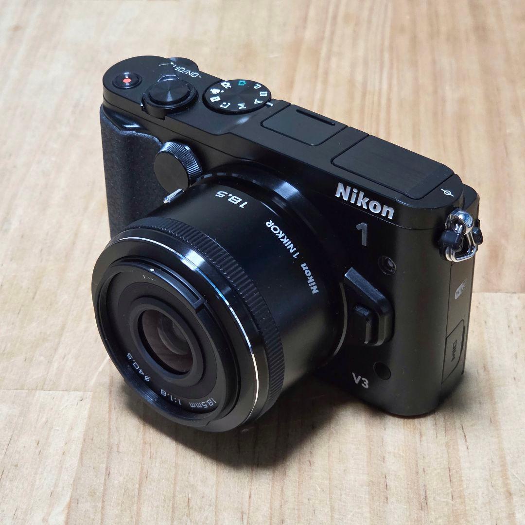 Nikon 1 V3＆1NIKKOR 18.5mm F1.8 液晶保護フィルム付