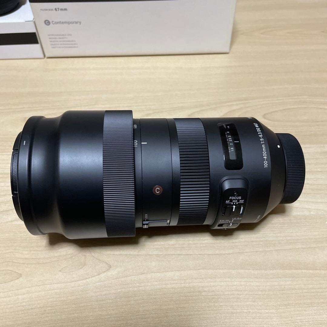 SIGMA 100-400mm F5-6.3 DG usbドック付き