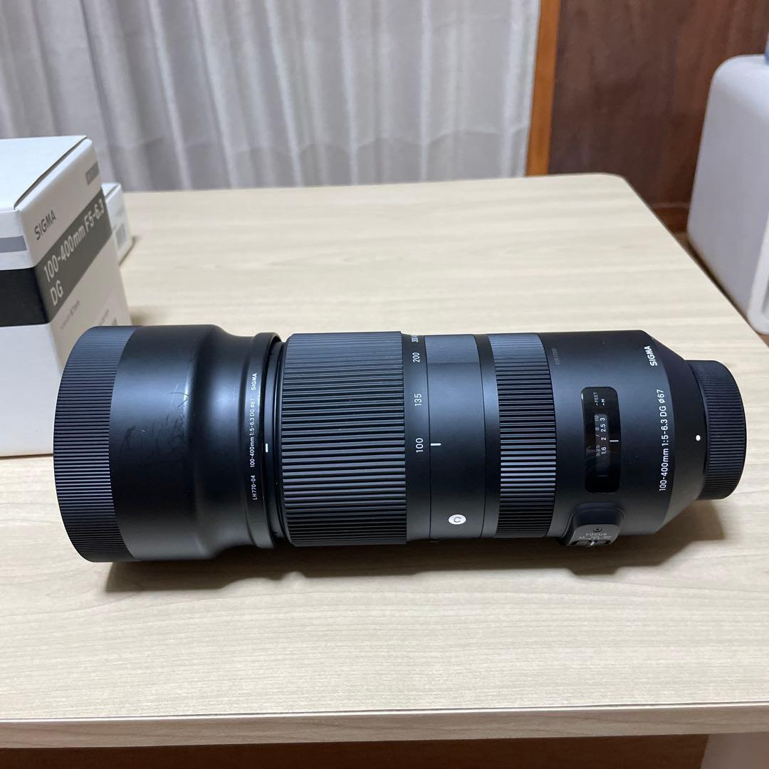 SIGMA 100-400mm F5-6.3 DG usbドック付き