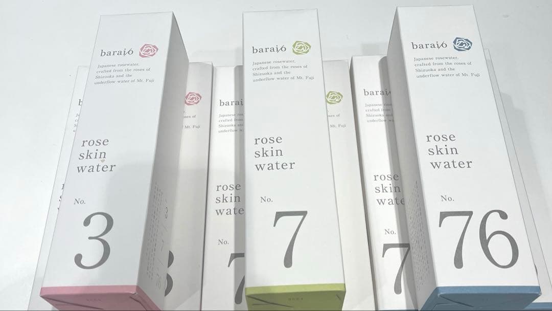 baraio ローズスキンウォーター No. 3・7・76 各3本セット