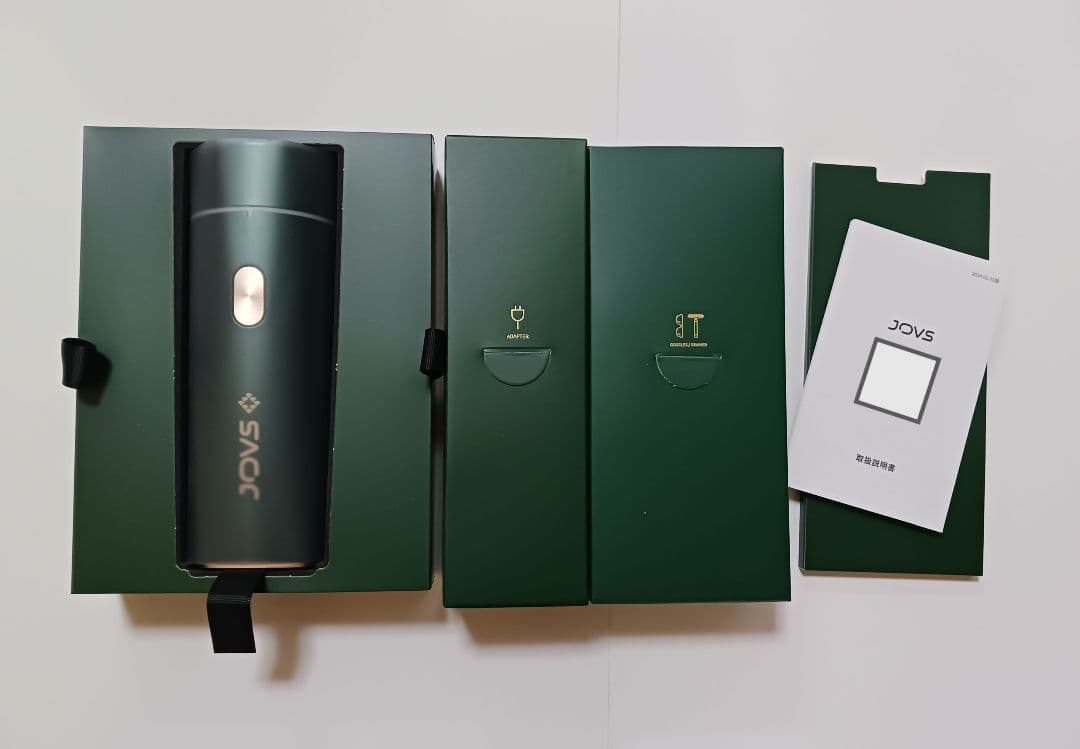 脱毛器家庭用　JOVS Dora Green　A366 SRモード搭載