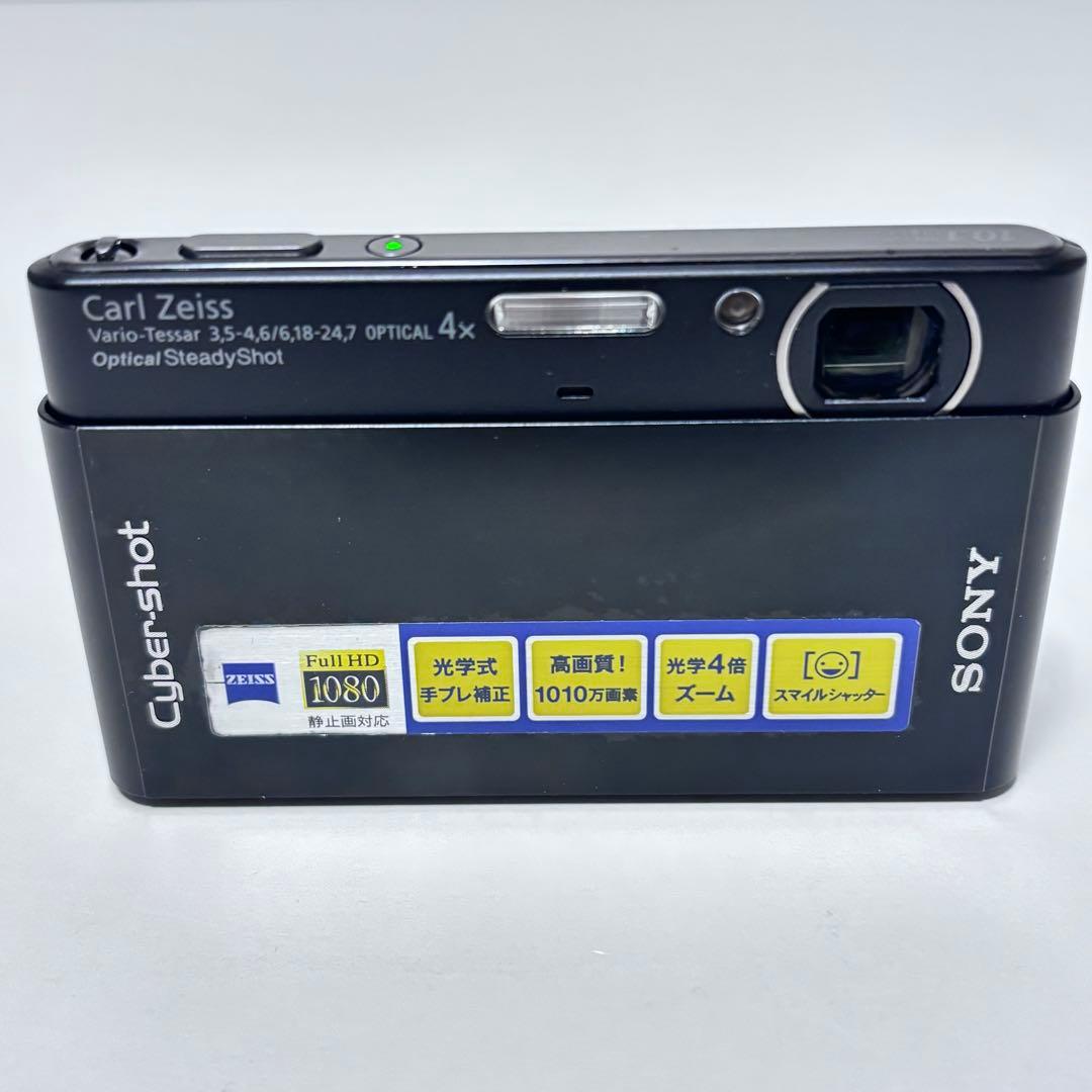 SONY Cyber-shot DSC-T77 デジカメ　デジタルカメラ　黒