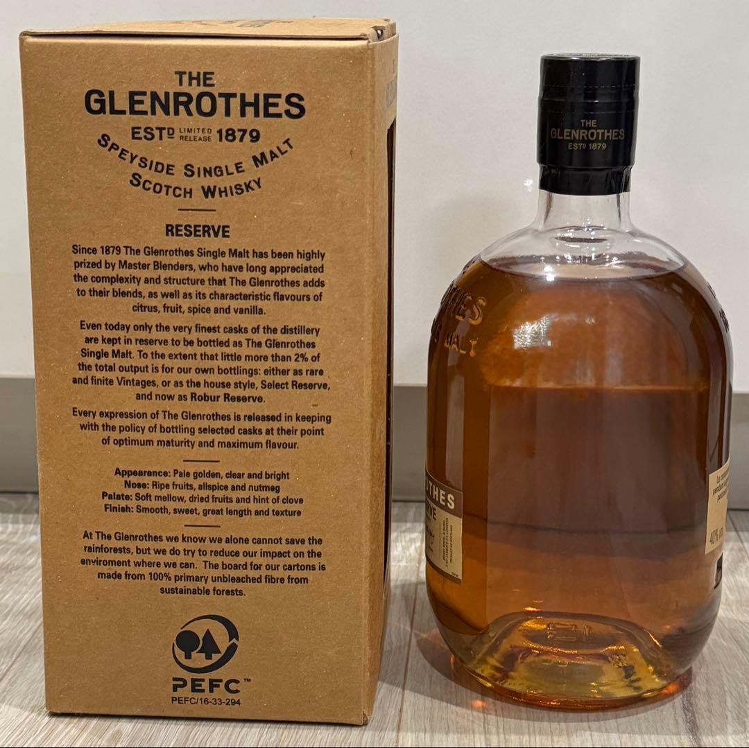 THE GLENROTHES グレンロセス スコッチ ウイスキー 1000ml